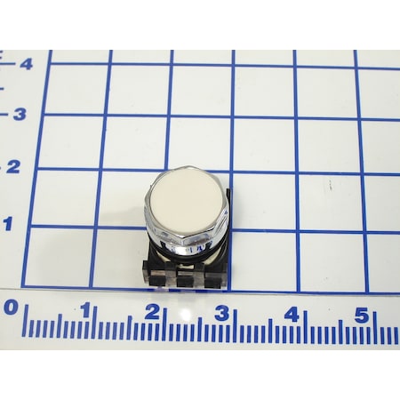 Kelley Push Buttons, Push Button-White 061-563