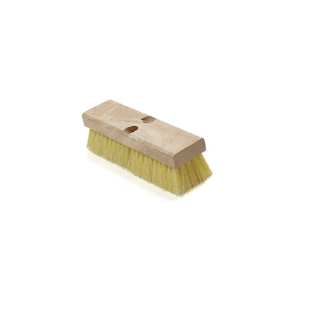 Malish Deck Scrubber, Yellow, 12 in L Overall, 12 PK 062412
