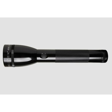 Maglite Black No Xenon Industrial Handheld Flashlight, Alkaline C, 31 lm ML100-S2DX6K