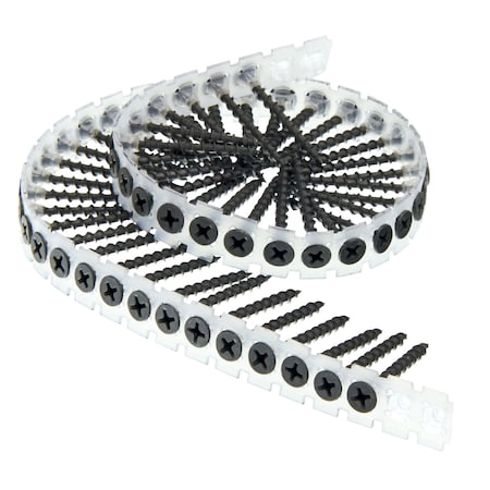 Duraspin Drywall Screw, No 6 x 1-5/8 in, Steel, Flat Head Phillips Drive, 4000 PK 06A162PB