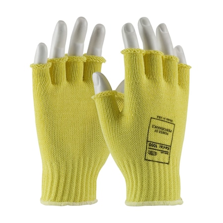 Pip Cut Resistant Half Finger Gloves, Cut Level A2 , Uncoated , M 12 PK 07-K259/M