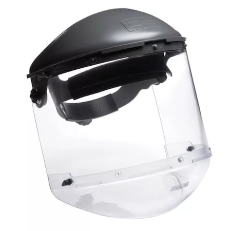 Fibre-Metal Dual Crown Headgear, 3C, Clear Chin Guard FM400DCCLC