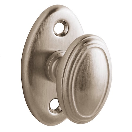 Baldwin Oval Lifetime Satin Nickel Turns Lifetim 6732.056