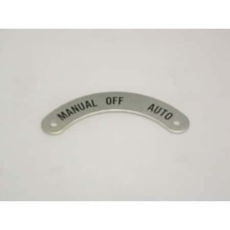 Rees Standard Legend Plate, Manual-Off-Auto 09005043