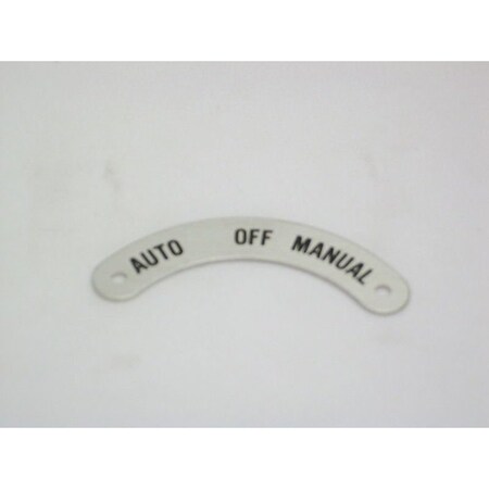 Rees Standard Legend Plate, Auto-Off-Manual 09005052