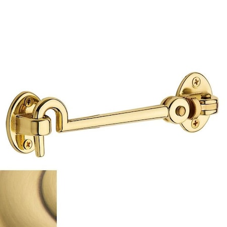 Baldwin Estate Satin Brass with Brown Coat Hooks 0952.060