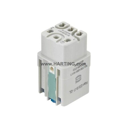 Harting Rectangular Connector Insert, 16 A 09120052733
