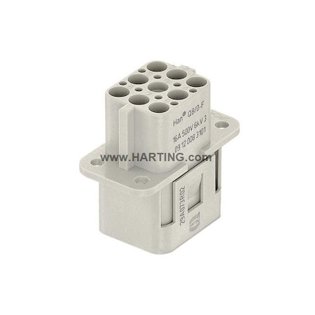 Harting Rectangular Connector Insert, 16 A 09120083101