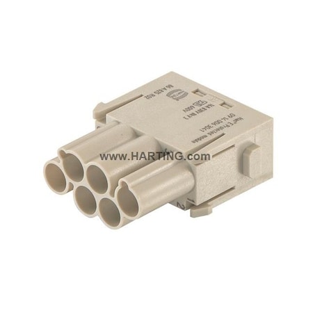 Harting Rectangular Connector Insert, 16 A 09140063041