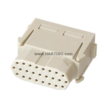 Harting Rectangular Connector Insert, 4 A 09140253101