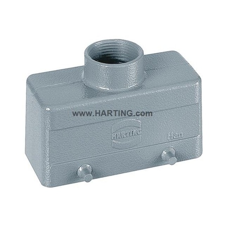 Harting Rectangular Connector Hood, 72.6 mm L 09300101421