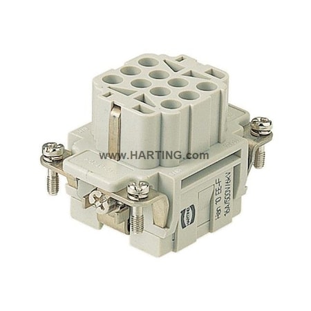 Harting Rectangular Connector Insert, 16 A 09320103101