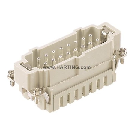 Harting Rectangular Connector Insert, 16 A 09330162616