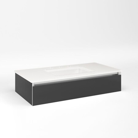 Robern Cartesian, 36X7.5X18, Tip Smoke Screen VM36H1D18T24N