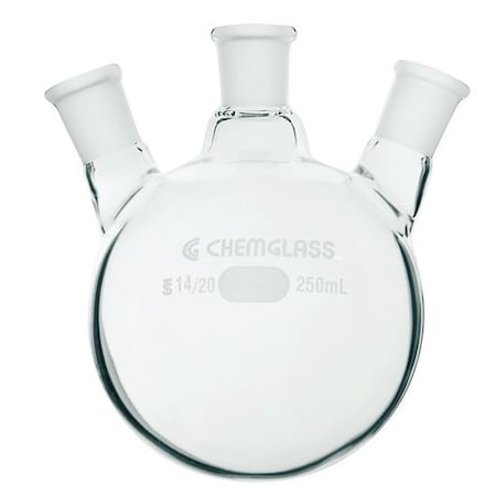 Chemglass Round Bottom Flask, 500mL CG-1524-A-16