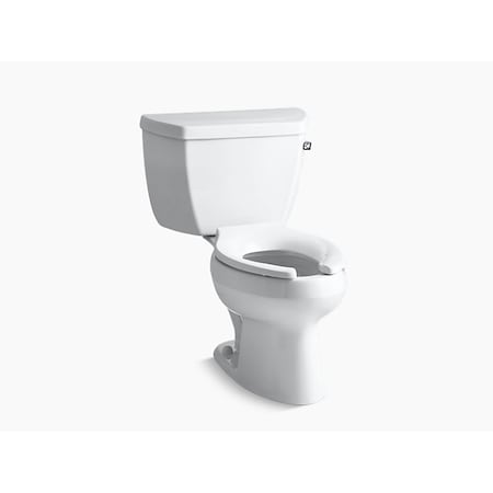Kohler Wellworth Pressure Lite Elongated, Elongated, White 3531-RA-0
