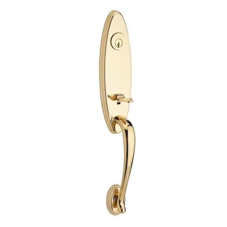Baldwin Reserve Single Cylinder Chesapeake Handleset RH Federal Lever, Lifetime Brass SC.CHEXFED.R.TAR.003.S
