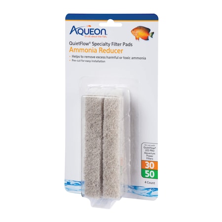 Aqueon Replacment Ammonia Reducer Filter Pads Size 100106280