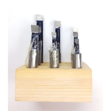 Hhip 3/8" Shank 8 Piece Solid Cobalt Boring Bars 1001-0033
