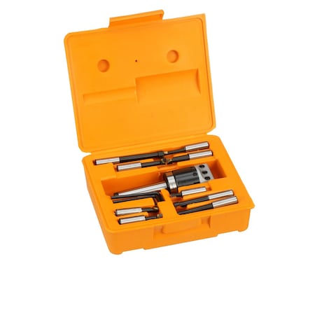 HHIP 3 Piece Boring Tool Set With 2" Head R8 Shank & 1/2" Boring Bar Set 1001-0106