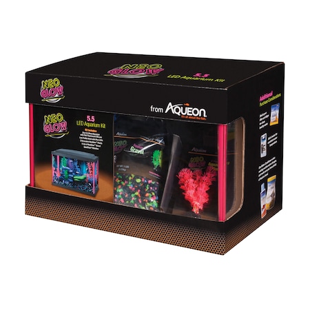Aqueon Princess Castle Aquarium Kit 0.5Gal Pink 100532088