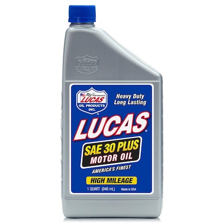 Lucas Oil Sae 30 Plus Motor Oil, 1x1/55 gal Drum 10220