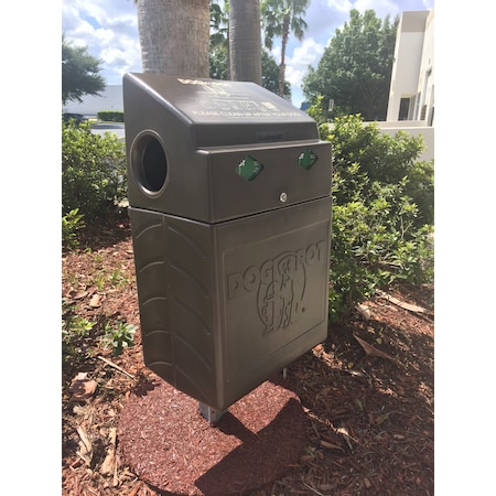 Dogipot Pole Mounted DOGVALET Pet Waste Receptac 1005DL-2