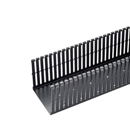 Panduit Wiring Duct, Narrow Slot, 2x2, Black F2X2BL6