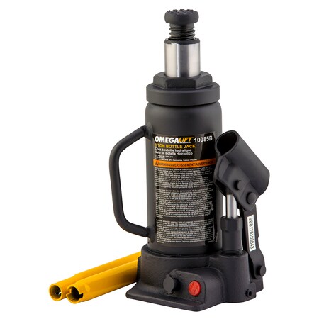 Omega Lift Side Pump Bottle Jack, 8 tons 10085B