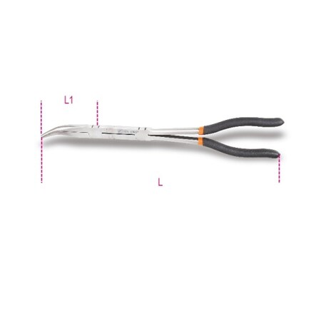 Beta Extra-Long Knurled Doub.Plier 010090059