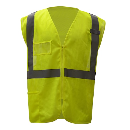 Gss Safety Standard Class 2 Mesh Zipper Safety Vest 1009-2XL/3XL