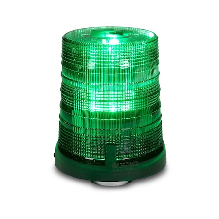 Federal Signal Spire(R) LED Beacon, Single Color 100TM-G