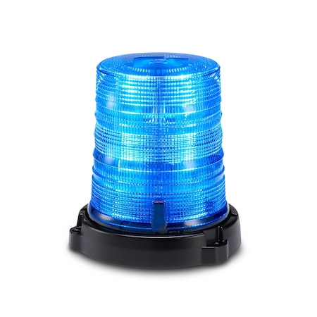 Federal Signal Perimeter Light, 12/24V DC, 60 FPM, 6 1/2 in Dia. 100TP-B