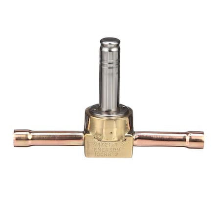 Emerson Solenoid Valve, 3/8", Nc 1.27Ton W/O Coil 047504