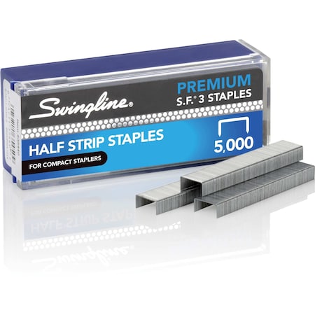 Swingline Staples, Prem, Half, 1/4", PK5000 35440
