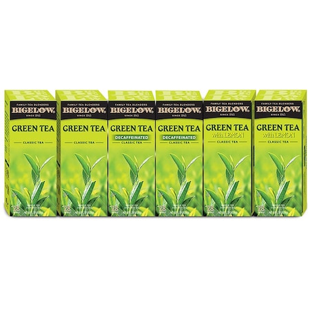 Bigelow Tea, Bags, Assorted, Green Tea, PK168 10578