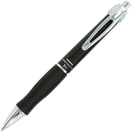 Zebra Pen Sarasa Dry X10 Gel Retractable 0.7mm Black Dozen 42610