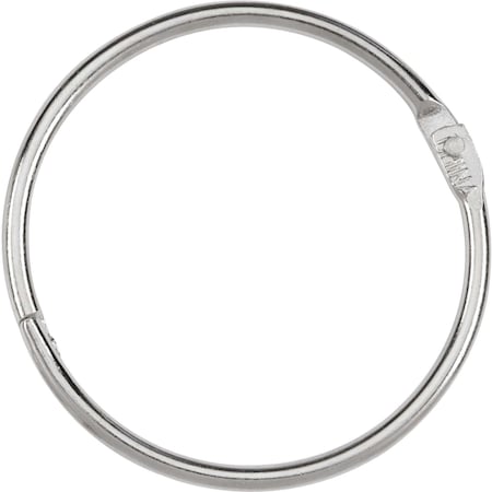 Acco Ring, Leaf, Loose, 2", PK50, Silver, Nickel, Book Ring, 50 PK 72205