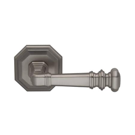 Omnia Priv 234BS T Strike 1-3/4" Door Satin Nickel 101 Lever and Rose 101/00C.PR15