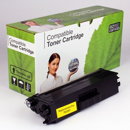 Royal Toner Refurbished Compatible Toner For TN336Y, Yellow, 3.5K Pages TN336Y