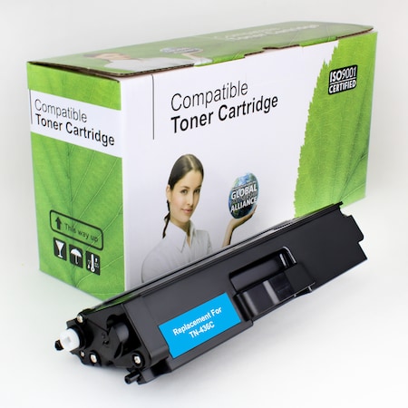Royal Toner Remanufactured Compatible Toner For Brother TN436C, Cyan, 6.5K VL TN-436C