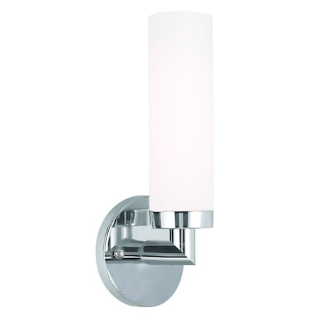 Livex Lighting Aero 1 Light Polished Chrome ADA Wall Sconce 10103-05