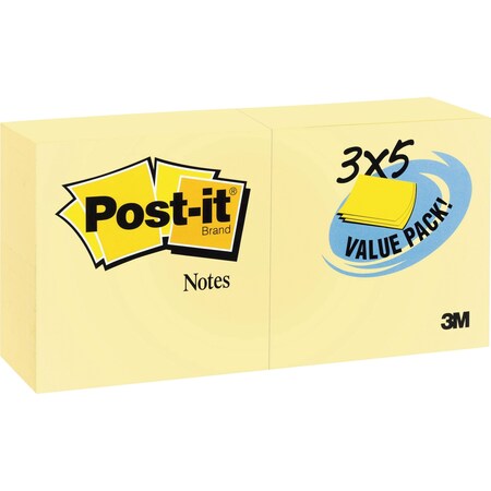 Post-It Notes 655-24VAD-B, 3"x5" (76mmx127m, PK6 655-24VAD-B