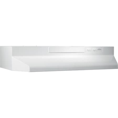 Broan-Nutone White-on-White Range Hood F402411