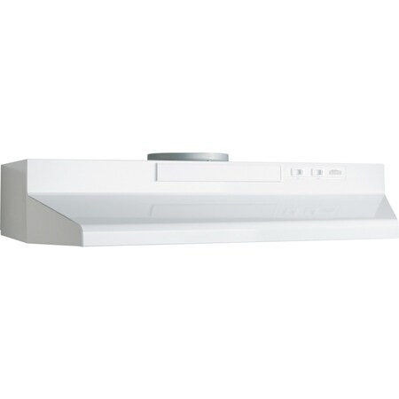 F404211 Broan Appliance White-On-White Range Hoo