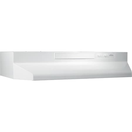 Broan-Nutone White-on-White Range Hood F403611
