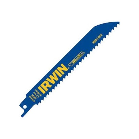 6 in L x 10 TPI Reciprocating Saw Blade, 5 PK