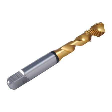 Hhip M10-1.25 D5 TiN 35 Degree Metric Spiral Flute Bottom Tap 1011-7759