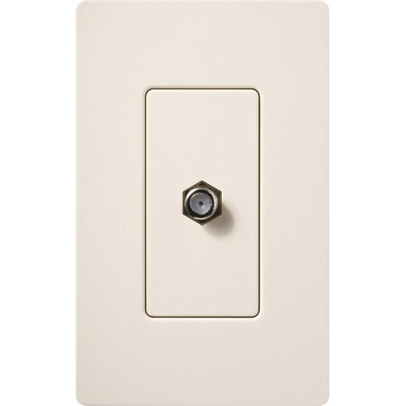 Lutron Cable Jack, Single, Eggshell SC-CJ-ES
