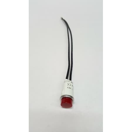 Quincy Lab Indicator Light, Red, 125 Volt 101-2202